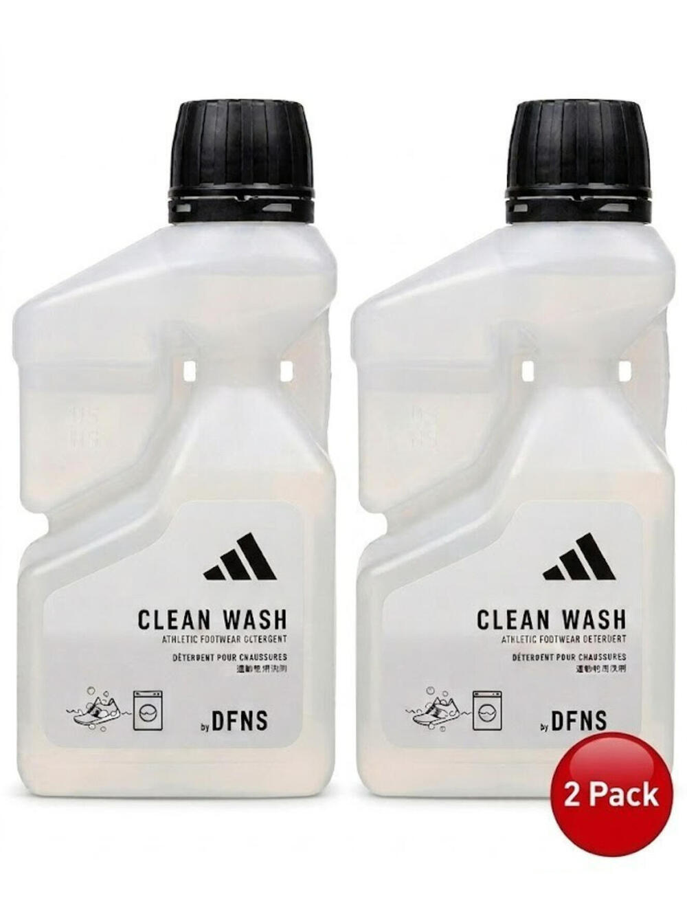 Adidas CARE Clean Wash DFNS Sneaker Cleaner 2 Pack Shoe Cleaning Solution